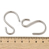 304 Stainless Steel S-Hook Clasp STAS-C085-03I-P-3