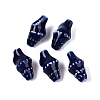 Vintage Handmade Porcelain Beads PORC-Q006-08O-1