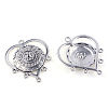 Tibetan Style Alloy Chandelier Components TIBE-Q054-08AS-NR-1