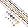 Craftdady DIY Brass Chain Jewelry Set Kits DIY-CD0001-08-14