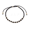 Natural Black Onyx Braided Beaded Bracelets BJEW-JB11420-05-2