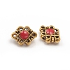 Antique Golden Plated Alloy Beads ENAM-L030-O01-AG-1
