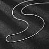 Brass Round Snake Chain Necklaces X-MAK-T006-11B-S-3