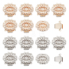 Brass Box Clasps KK-FH0001-37-1