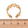 304 Stainless Steel Cuff Open Rings for Women SA-CBA4160-30G-5