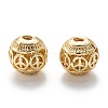 Alloy Hollow Beads PALLOY-P238-21G-RS-3