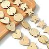 50Pcs Undyed Wood Connector Charms WOOD-FS0001-12A-4