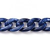 Acrylic Curb Chains AJEW-JB00505-03-2