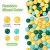 Opaque Acrylic Beads OACR-TAC0014-06E-4