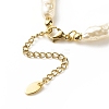 ABS Imitation Pearl & Synthetic Hematite Beaded Bracelet Necklace SJEW-JS01240-8