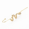 Snake Stud Earring EJEW-N099-012-NF-3