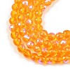 Electroplate Transparent Glass Beads EGLA-B013-02A-AB10-3
