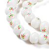 Printing Glass Beads for Necklaces Bracelets Making GLAA-B020-03A-02-4