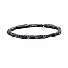 Brass & Clear Cubic Zirconia & Resin Evil Eye Tennis Bracelets for Women FS-WG6CA97-01-5