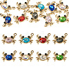 10Pcs UV Plating Alloy Pendants ALRI-TADJ0001-01-1