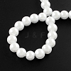 Spray Painted Glass Pearl Beads Strands DGLA-R050-6mm-34-2