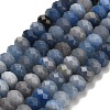 Natural Blue Aventurine Beads Strands G-Z111-A03-3