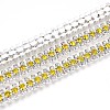 Iron Rhinestone Cup Chains CH-T006-04S-07-1