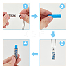 2Sets 2 Styles Hollow Perfume Bottle Pendant Necklaces NJEW-FI0001-64-5