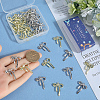 40Pcs 2 Colors Alloy Pendants FIND-SC0011-55-3