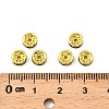 Brass Grade A Rhinestone Spacer Beads RSB036NF-12G-2