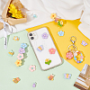 84Pcs 14 Styles Spring Theme Opaque Resin Cabochons CRES-PH0001-13-5