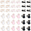 60Pcs 6 Styles Alloy Enamel Pendants ENAM-TA0002-73-2