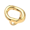 Adjustable 304 Stainless Steel Cuff Open Rings for Women RJEW-Z122-03G-03-4