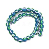 Baking Paint Glass Enamel Beads LAMP-R004-05H-2