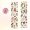 Flower Waterproof PVC Self-Adhesive Decorative Tapes Roll DIY-M053-02A-1