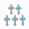 Alloy Enamel Pendants X-ENAM-S121-059B-2