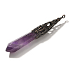 Natural Amethyst Pointed Big Pendants G-P560-02R-21-2