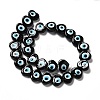 Handmade Evil Eye Lampwork Beads Strands LAMP-E023-07C-03-2