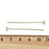 Brass Micro Pave Clear Cubic Zirconia Eye Pins KK-M306-09G-04-3