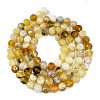 Natural Yellow Opal Beads Strands G-L597-C05-02-5