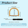 6Pcs Alloy D-Ring Anchor Shackle Clasps FIND-DR0001-76-2