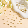 100Pcs Brass Snap on Bails KK-BBC0014-76G-4
