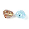 UV Plating Opaque Acrylic Beads SACR-T018-07M-2