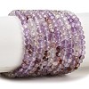 Natural Purple Phantom Quartz Purple Lodolite Quartz Beads Strands G-B175-A22-3x4mm-2