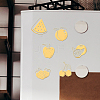 9Pcs Nickel Self-adhesive Picture Stickers DIY-WH0450-189-6