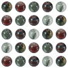 2 Strands Natural African Bloodstone Beads Strands G-SP0001-27-1