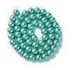 Eco-Friendly Dyed Glass Pearl Round Beads Strands HY-A008-8mm-RB073-2