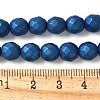 Electroplated Synthetic Non-magnetic Hematite Beads Strands G-S382-01B-2