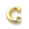 Rack Plating Brass Cubic Zirconia Beads KK-L210-008G-C-1