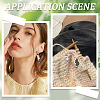 21Pcs 7 Styles Cat Alloy Enamel Pendant Locking Stitch Markers HJEW-SC00113-4