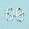 925 Sterling Silver S-Hook Clasps STER-K175-05S-2