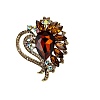 Alloy Rhinestone Brooch for Backpack Clothes PW-WG8AC7E-06-1