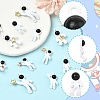 6Pcs 6 Styles Spray Painted Alloy Pendants FIND-YW0010-65-2