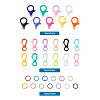 Plastic Lobster CLaw Clasps KY-TA0001-13-3