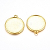 Tibetan Style Pendant Cabochon Settings TIBEP-LF1653YKG-G-LF-1